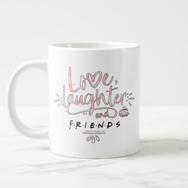 Love, Laughter and FRIENDS™ Large Coffee Mug (Left)