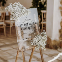 Love Laughter and Happily Ever After Wedding