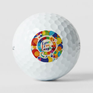 "Love, Laughter, and Sunshine" Golf Balls