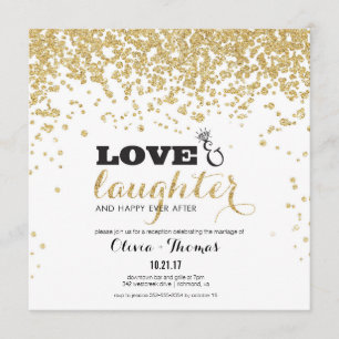 Love & Laughter & Happy Ever After Invitation