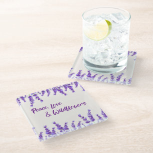 Love Lavender Wildflowers Coaster