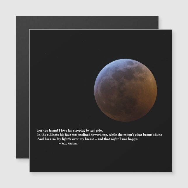 "Love Lay Sleeping By My Side" Romantic Love Quote (Front/Back)