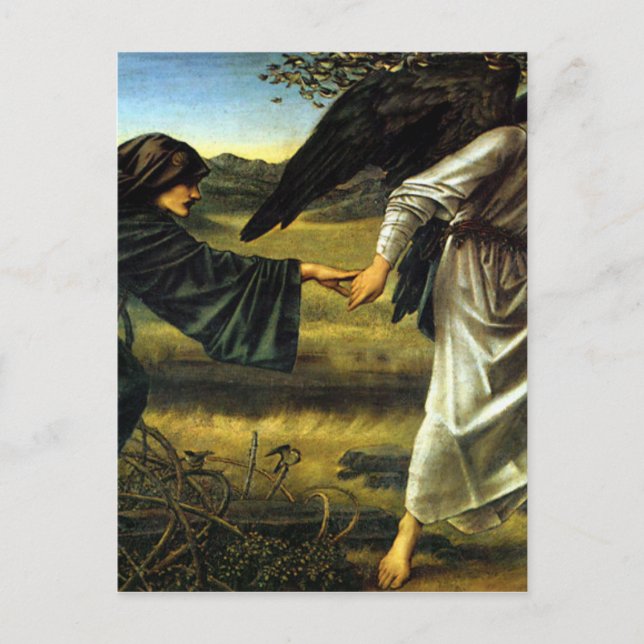 Love Leading The Pilgrim by Edward Burne-Jones Postcard (Front)