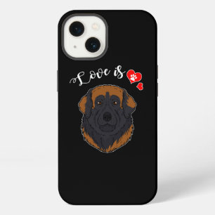 Love Leonberger Dog Owner Paw Heart Gift iPhone 13 Case