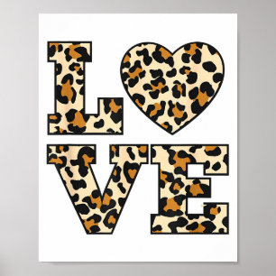 Love Leopard Valentines _1 Poster