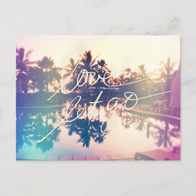 Love & Let Go Postcard (Front)