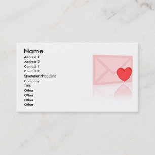 Love Letter Business Card