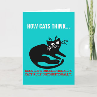 Love letter from my cat: obedience training holiday card