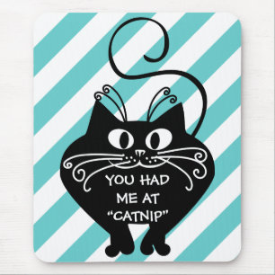Love letter from my cat: you can buy my love mouse mat
