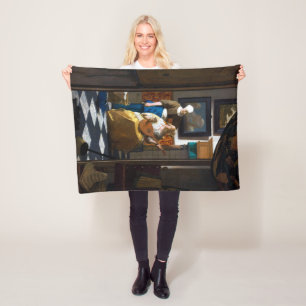 Love Letter, Johannes Vermeer Fleece Blanket