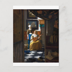 Love Letter, Johannes Vermeer Postcard