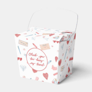 Love Letter Love Notes Valentines Party Treat Favour Box