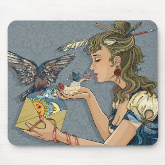 Love letter mouse mat
