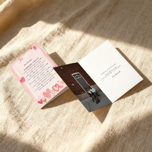 Love Letter   Reasons I Love You Valentine's Day Card