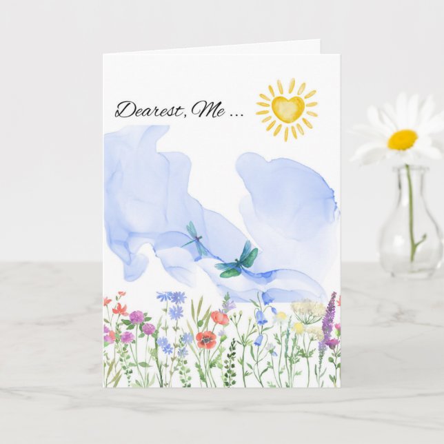 Love letter to me or someone who needs reassurance card (Small Plant)