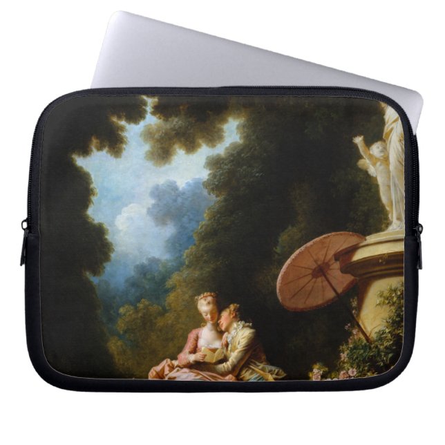 Love Letters by Jean Honore Fragonard Laptop Sleeve (Front)