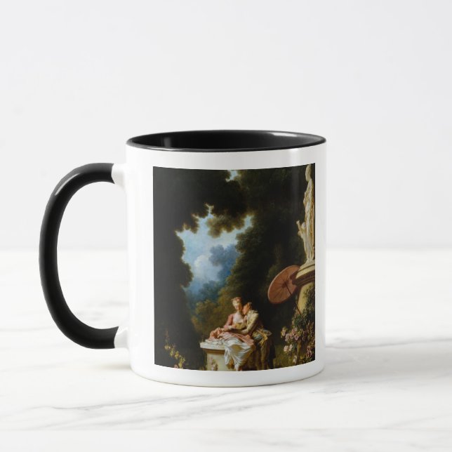 Love Letters by Jean Honore Fragonard Mug (Left)