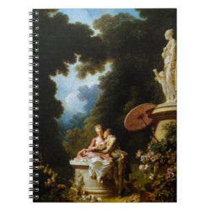Love Letters by Jean Honore Fragonard Notebook