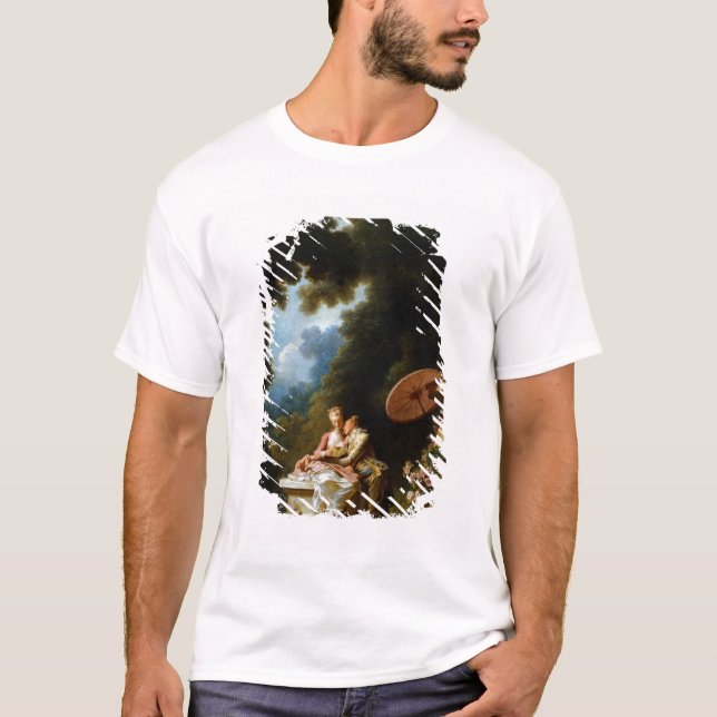 Love Letters by Jean Honore Fragonard T-Shirt (Front)