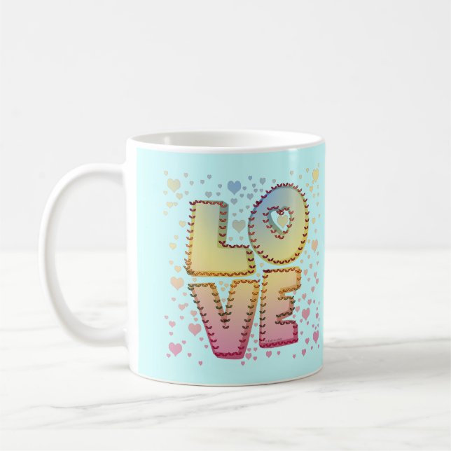Love Letters Coffee Mug (Left)
