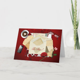 Love Letters Greeting Card