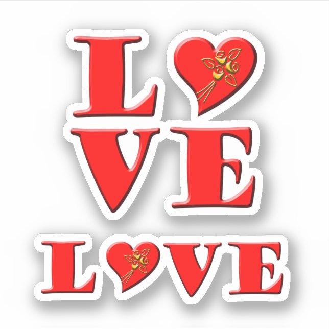 Love Letters 'L O V E' Scrap Book (Front)