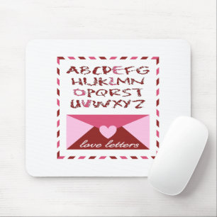 Love Letters Mouse Mat
