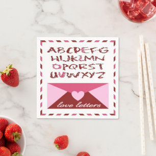Love Letters Napkin