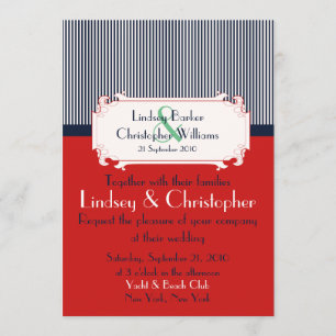 Love Letters Nautical Wedding Invitations
