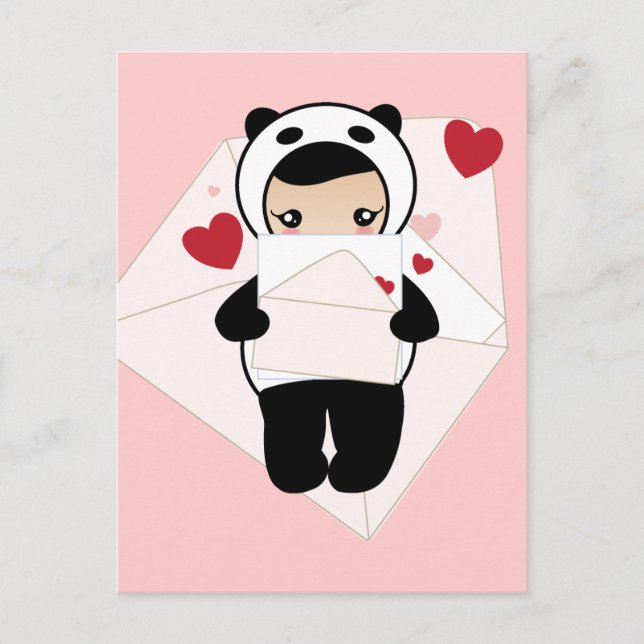 Love letters postcard (Front)