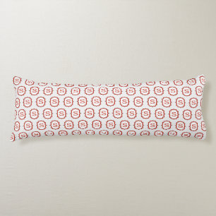 Love Letters "S"  Body Cushion