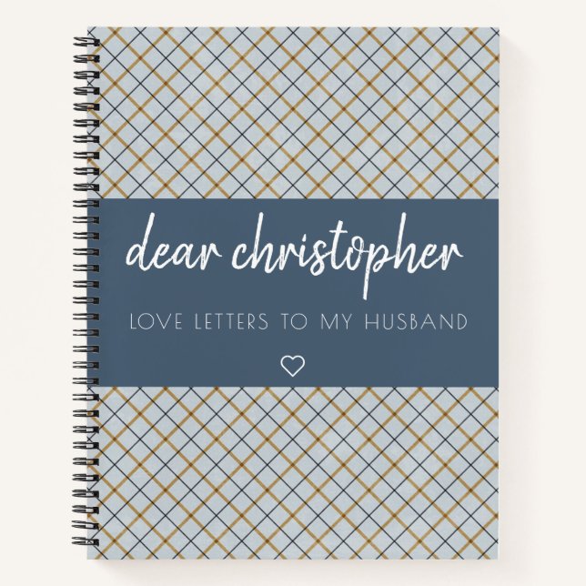 Love Letters to My Husband Keepsake Journal (Front)