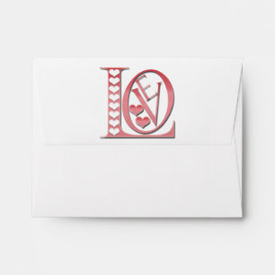 Love Letters With Hearts by Shirley Taylor Envelopes