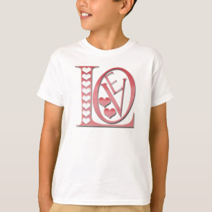 Love Letters With Hearts by Shirley Taylor T-Shirt