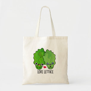 Love Lettuce Funny Veggie Pun  Tote Bag