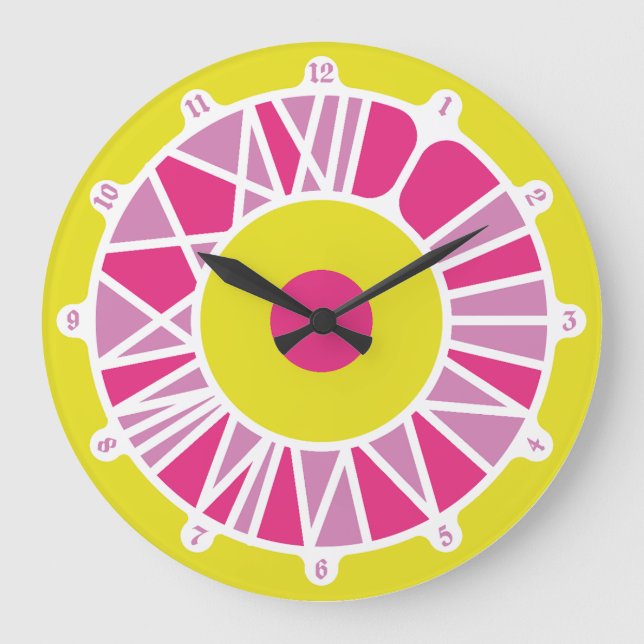 LOVE LEX CLASSIC NEW COLORS BY MASANSER LARGE CLOCK (Front)