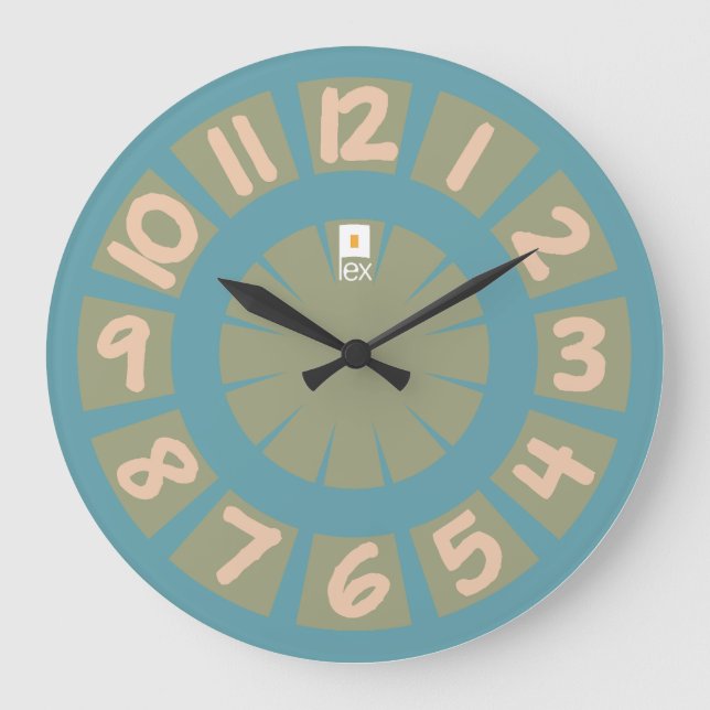 LOVE LEX REVIVAL BY MASANSER PIXELAT LARGE CLOCK (Front)