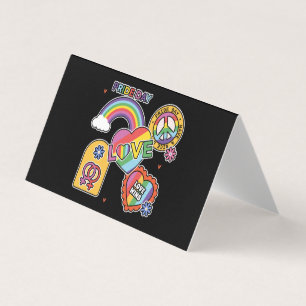 Love. LGBT+Pride. Pride day. Rainbow love. Card