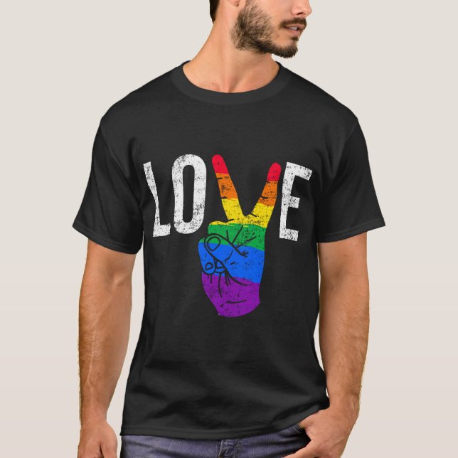  Love Lgbt Pullover Hoodie (Front)