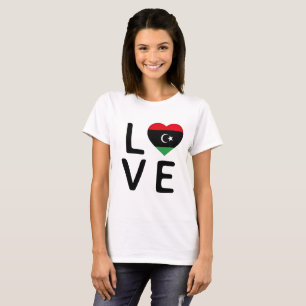 Love - Libya Flag T-Shirt