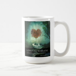Love Lies Beneath 15 oz Right-Handed Mug