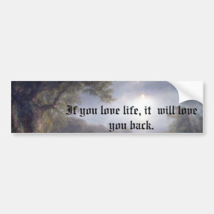 Love Life Bumper Sticker