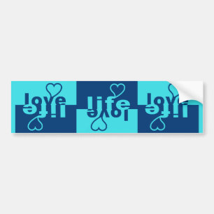 Love Life bumpersticker Bumper Sticker