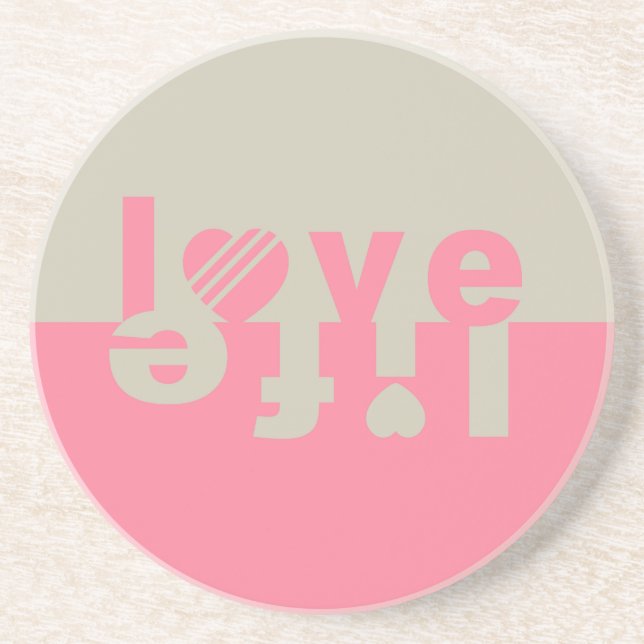 LOVE LIFE coaster (Front)