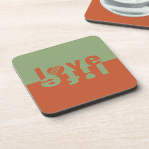 LOVE LIFE coasters