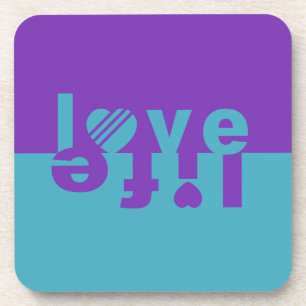 LOVE LIFE coasters