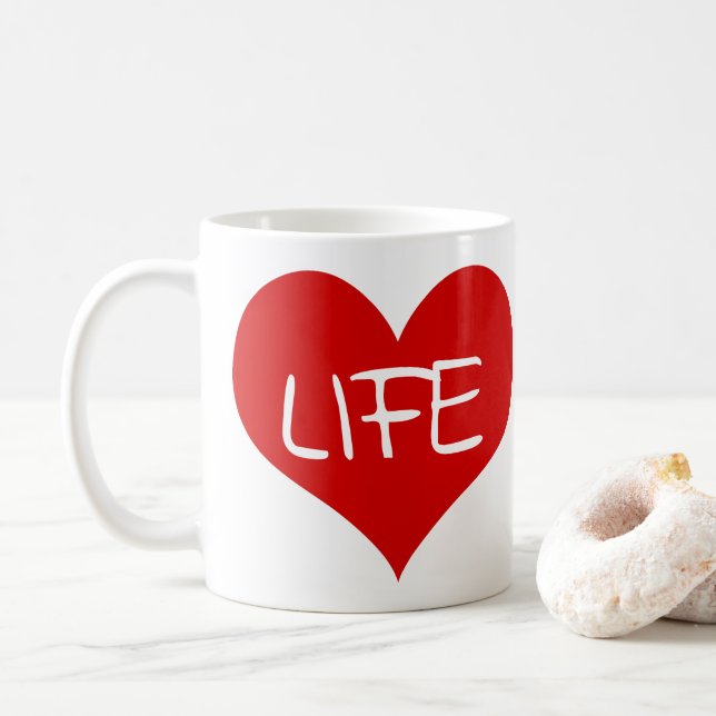 Love Life Coffee Mug (With Donut)