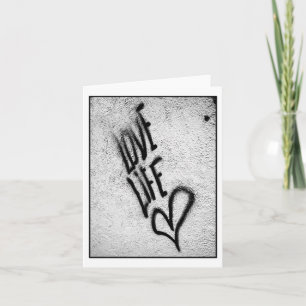 Love Life Graffiti Card