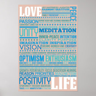 'Love Life' - Inspiring & Motivating Art Design Poster