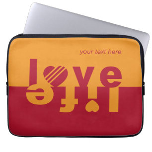 LOVE LIFE laptop sleeves